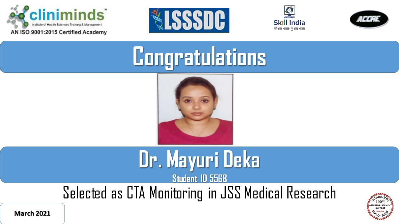 Cliniminds Drug Regulatory Affairs Placements